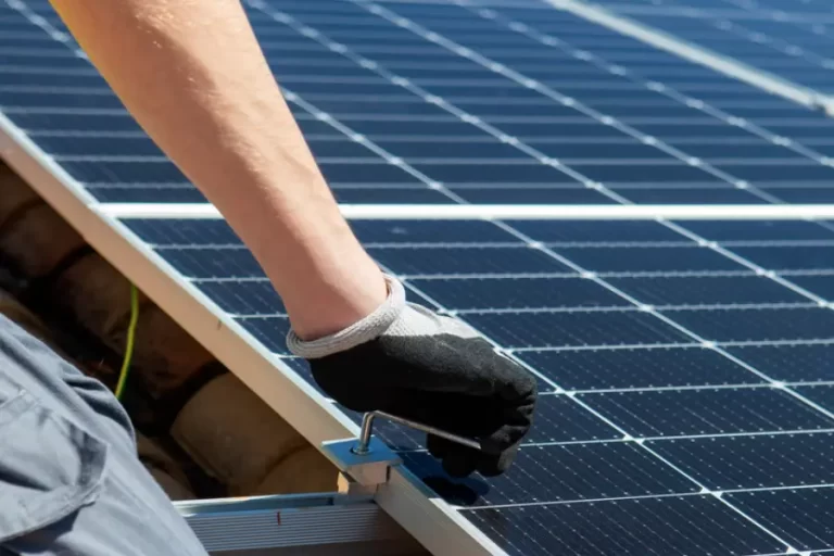 installing solar panels on roof